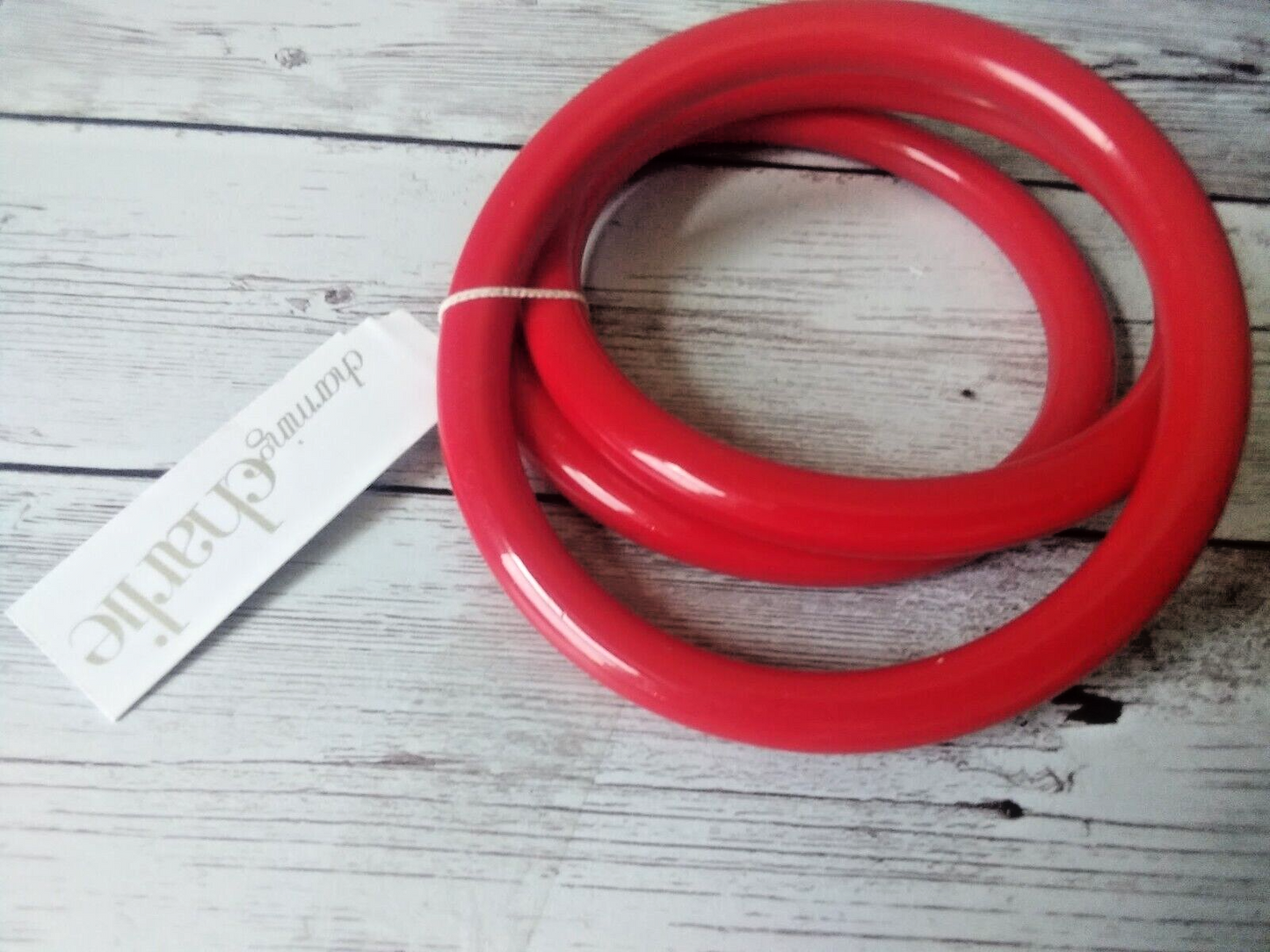 Stacked Set of 3 Red Bangles by Charming Charlie