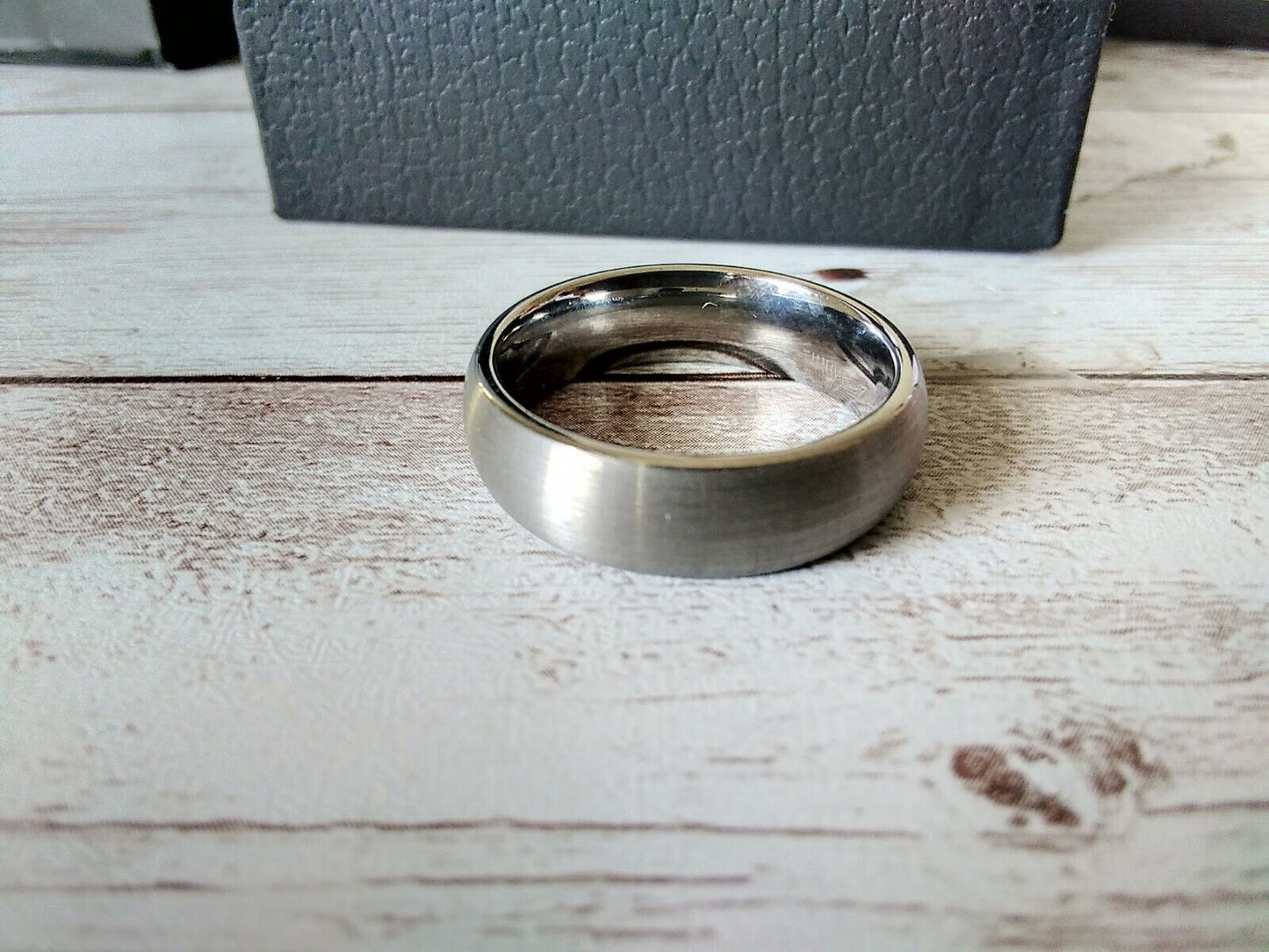 Radiant Reflection: Size 8.5 Silver Domed Comfort Fit Tungsten Carbide Ring