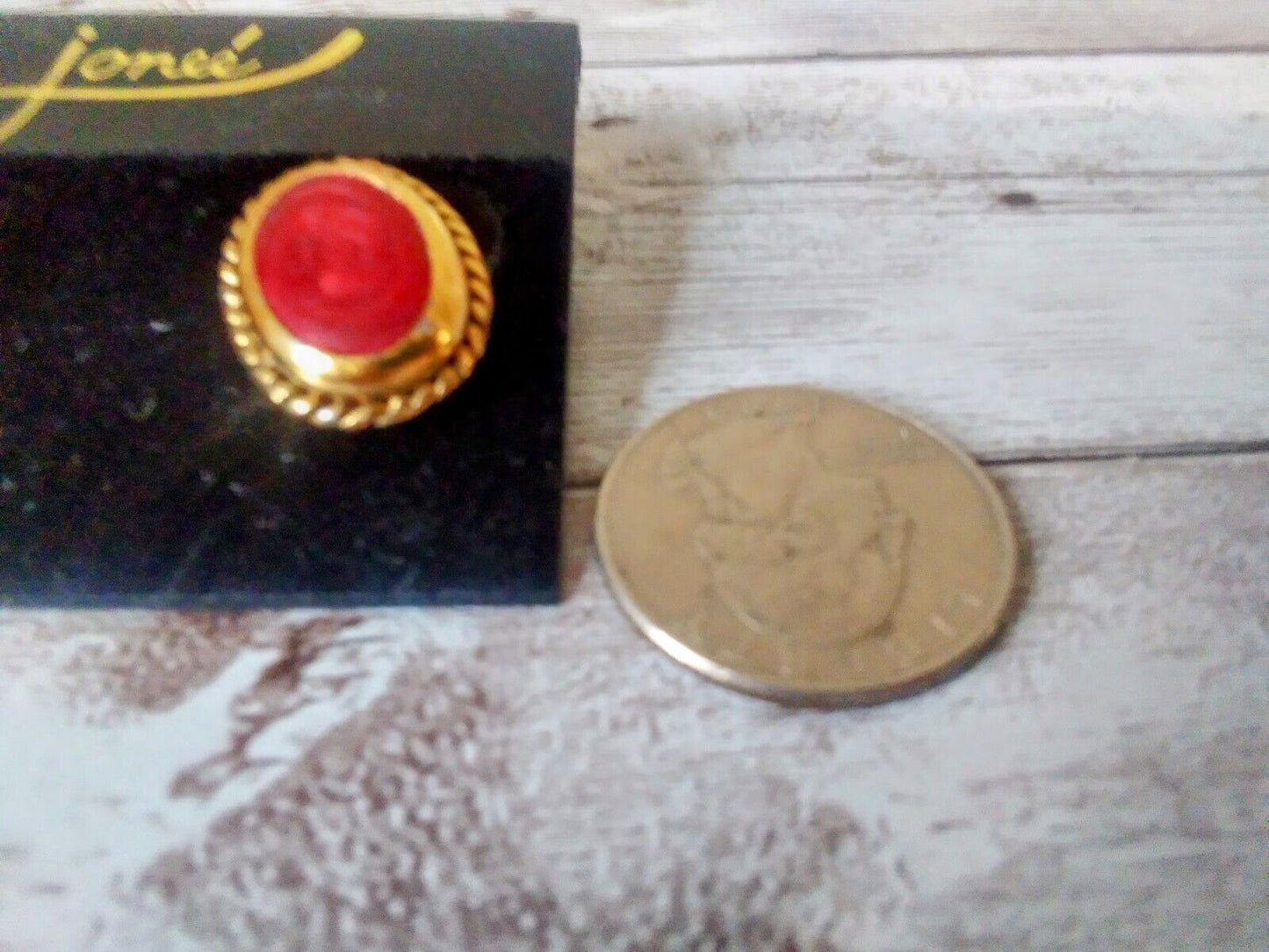 Scarlet Shine Simple Gold Plated Oval Post Earrings