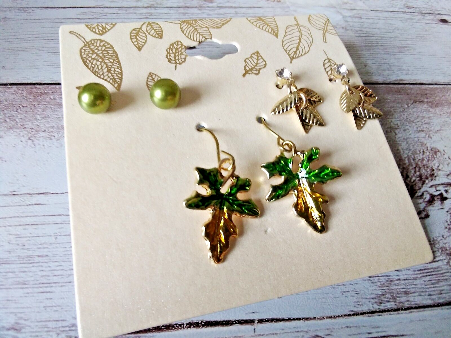 Spring garden earring set