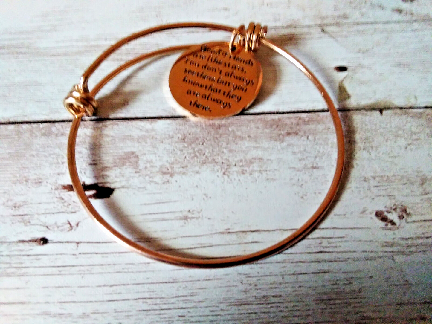 Radiant Bonds of Friendship: Rose Gold Wire Bracelets