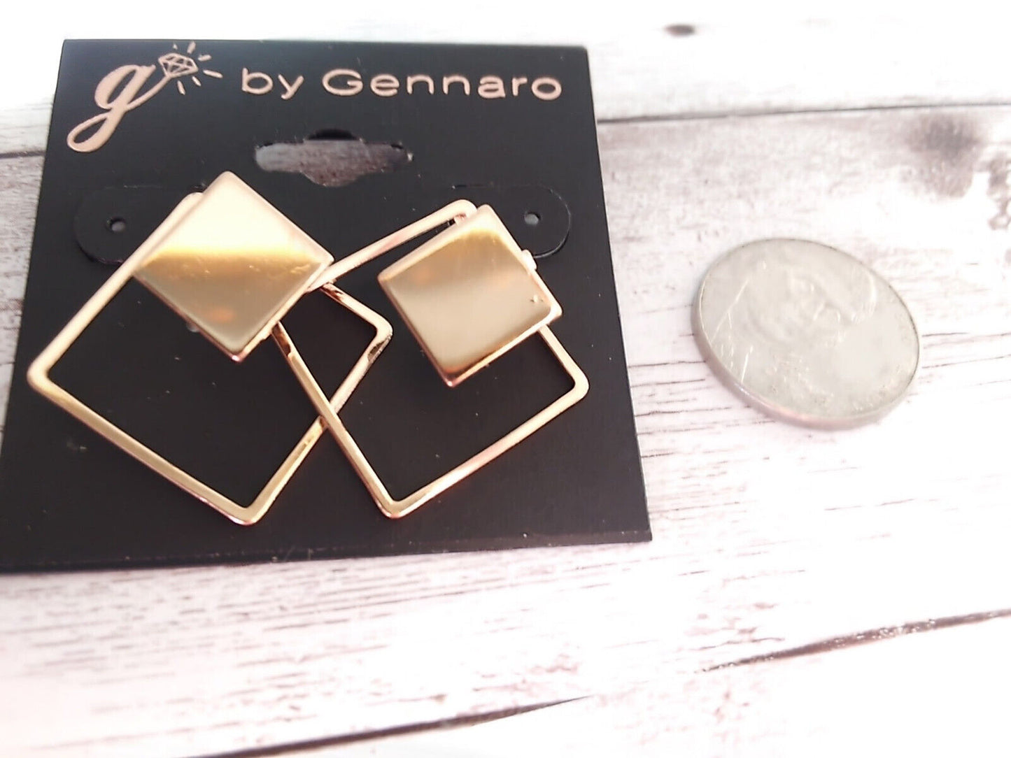 Trendy Gold Deco Style Geometric Earrings: Fashionable Flair