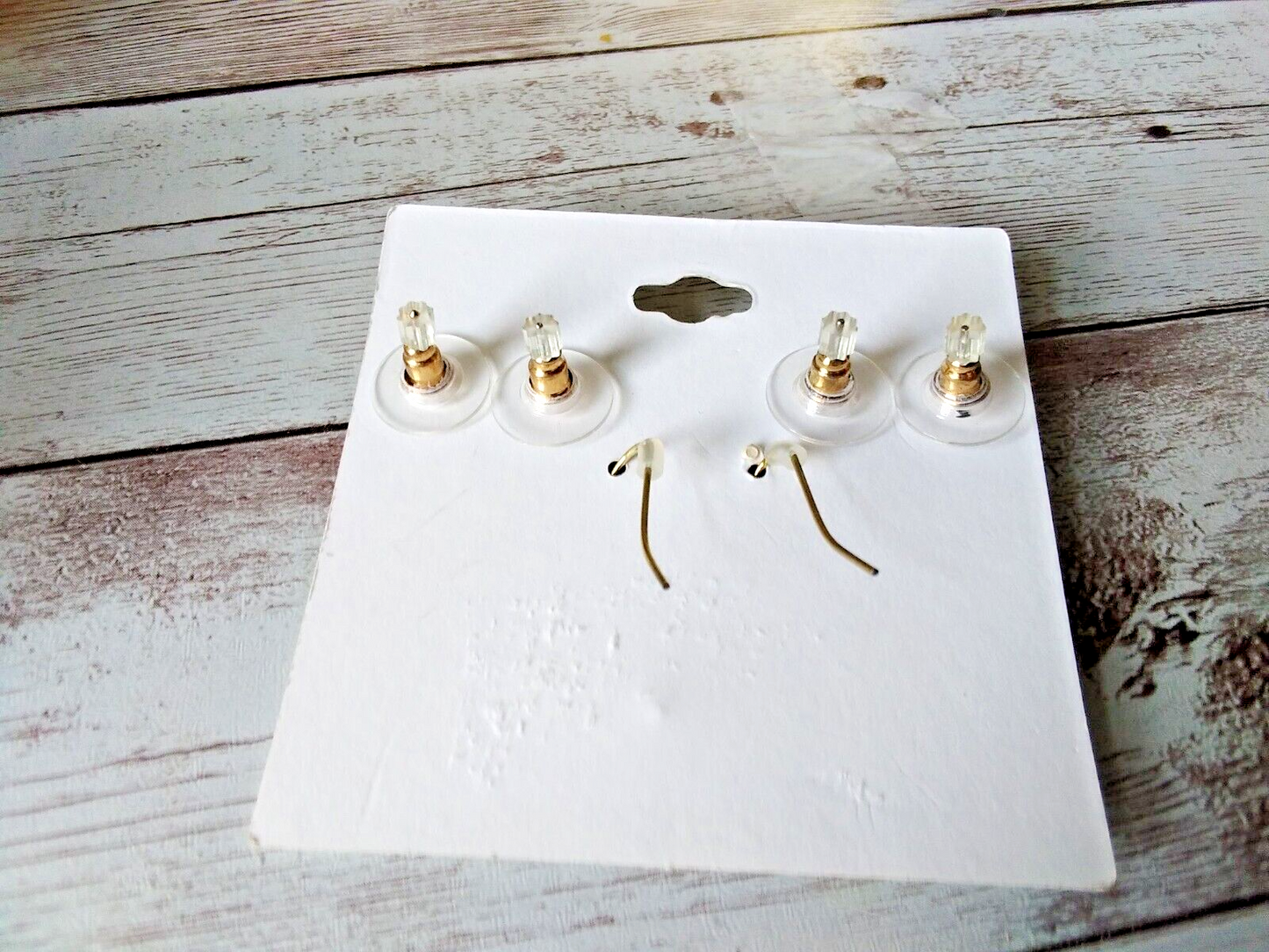 Back of earring card