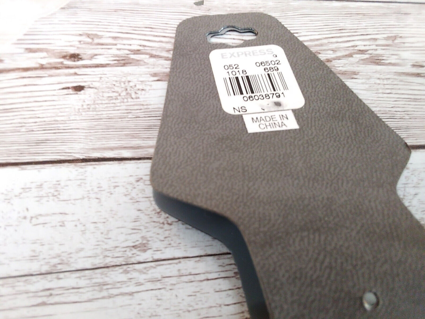 Stylish Gold Tone Bracelet with Earthy Brown Beads by Express