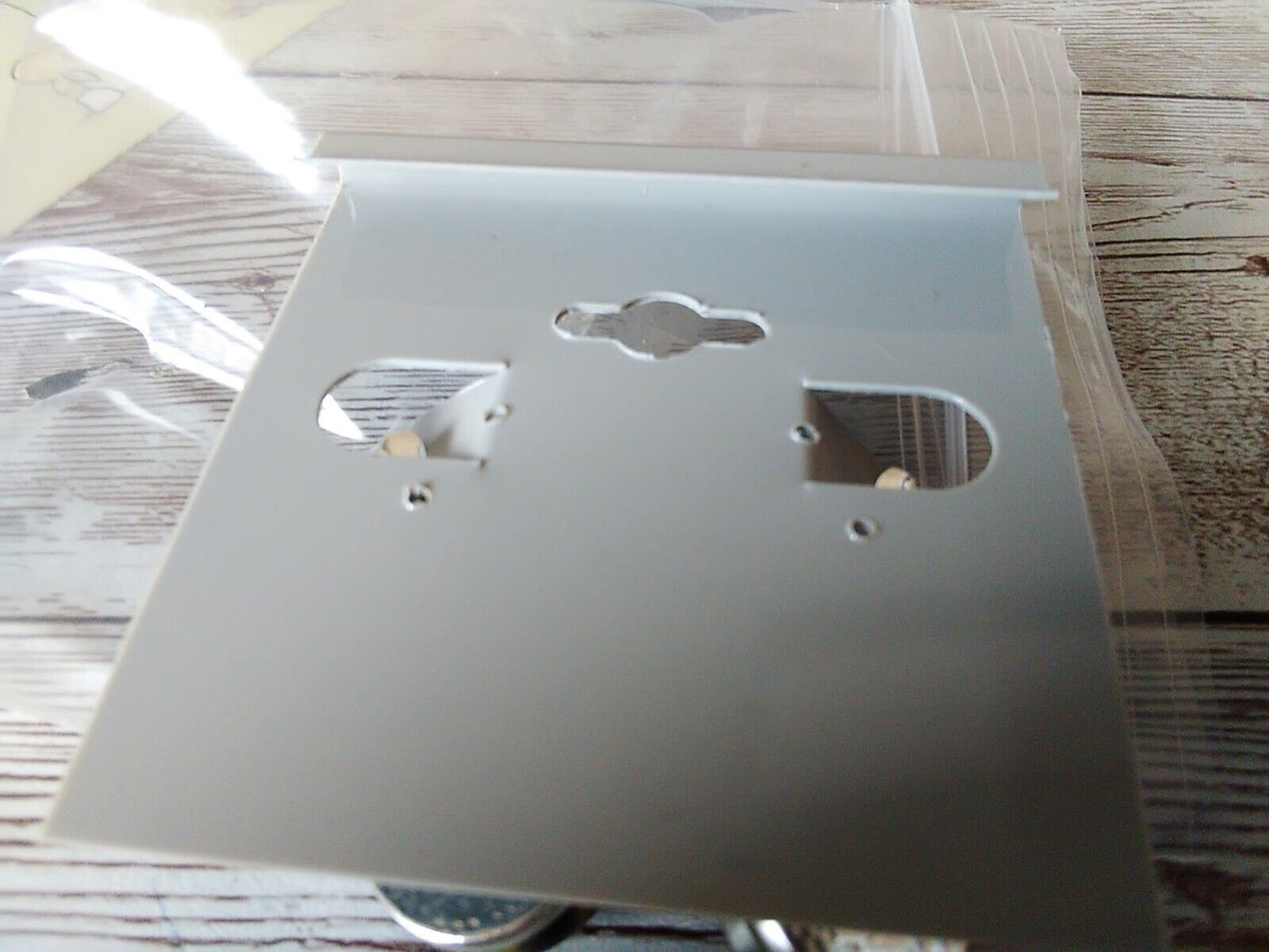 Back of earrings with no price tag