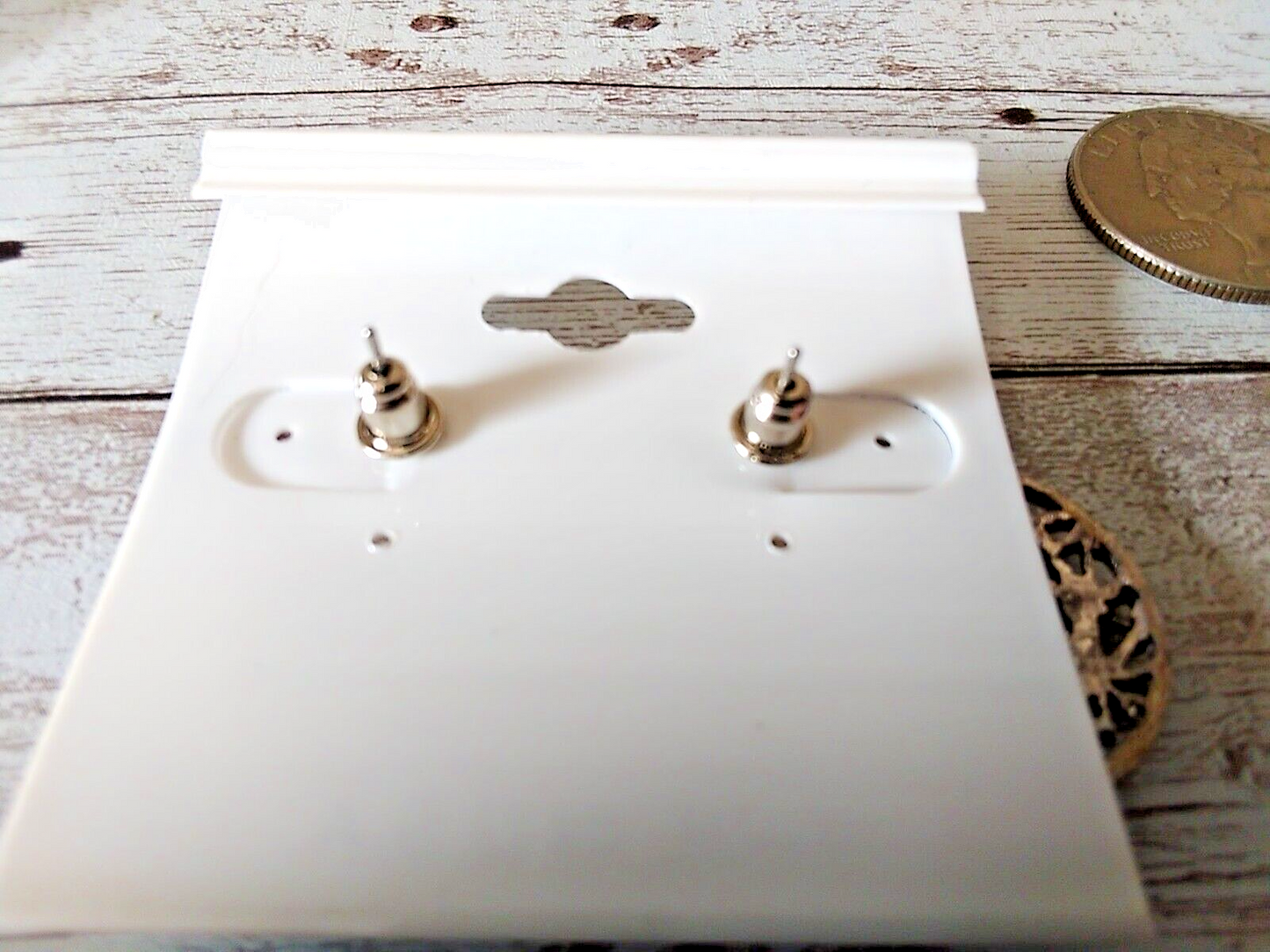 Back of earring card