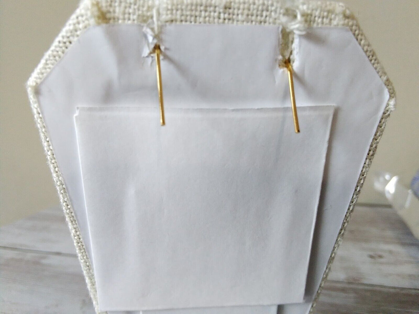 Serpentine Pointed Gold Plated Swing Earrings