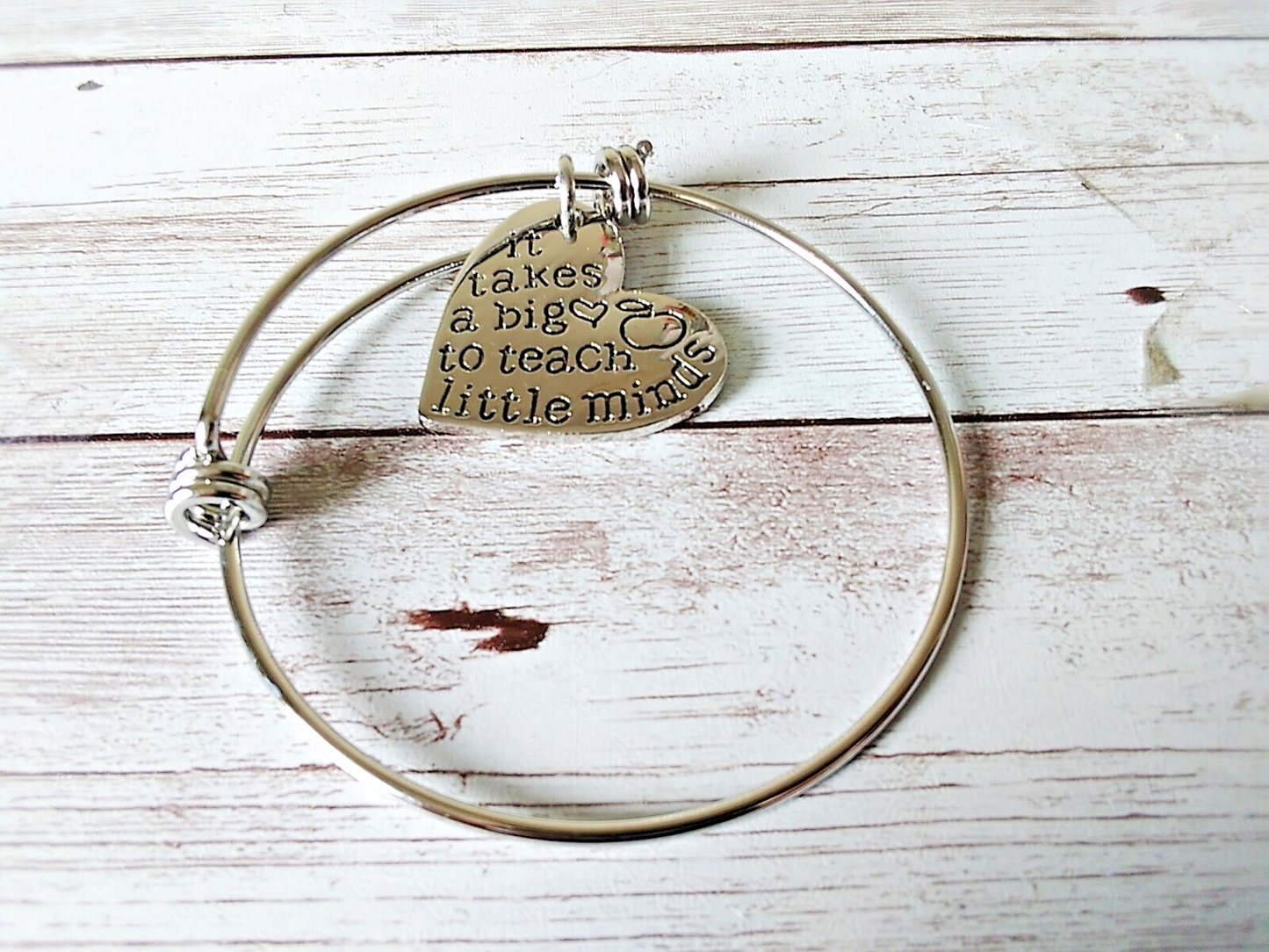 Teacher charm bracelet