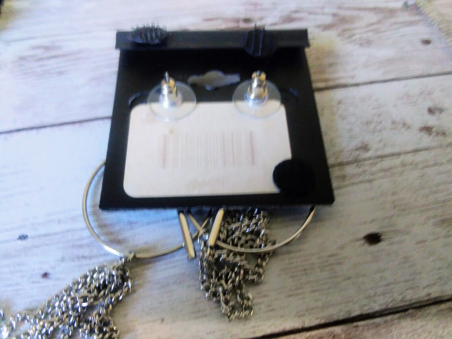 Serene Silver Chain Dangle Earrings