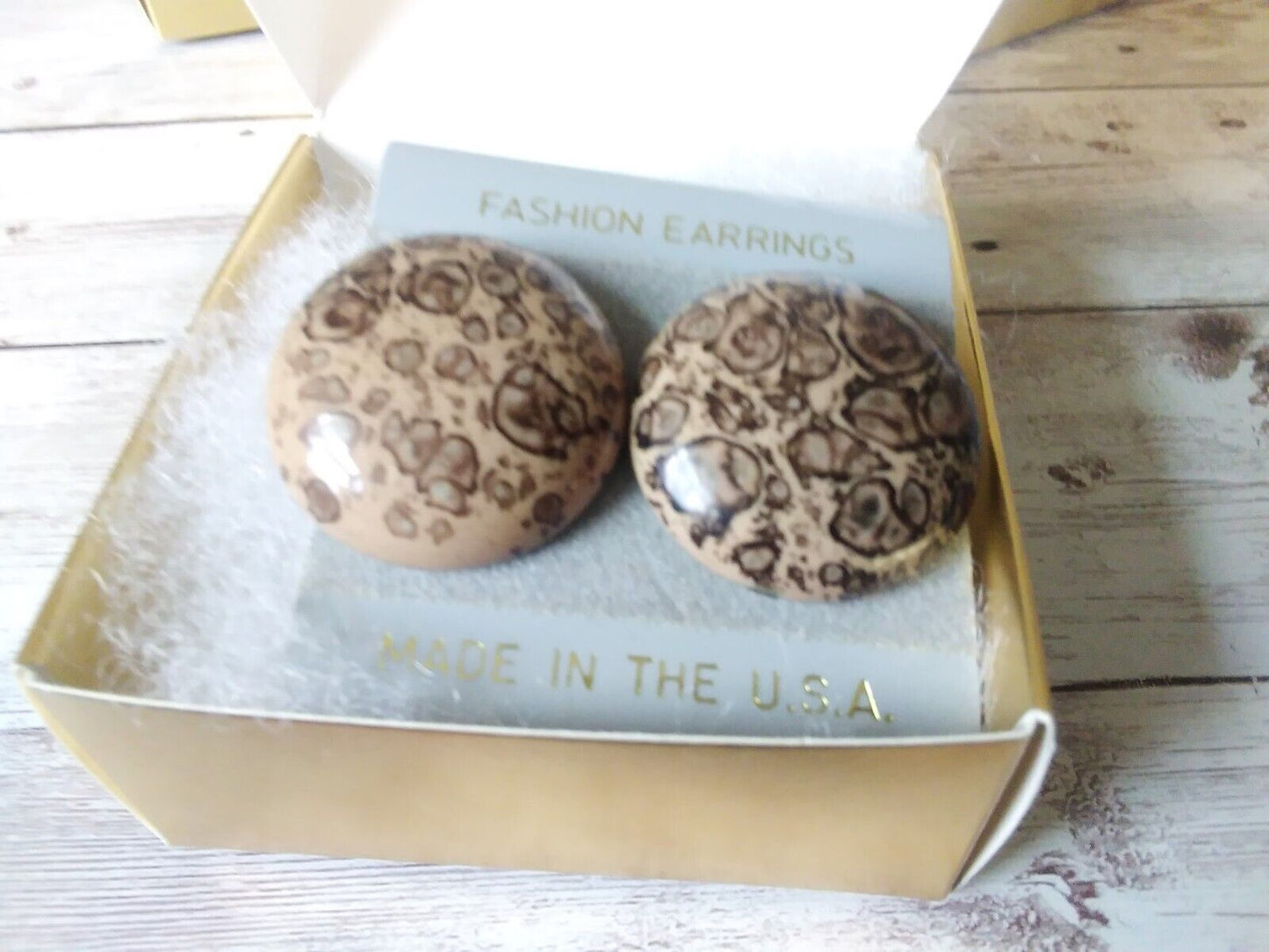 Vintage 1980s Earrings with Distinctive Artistic Appeal