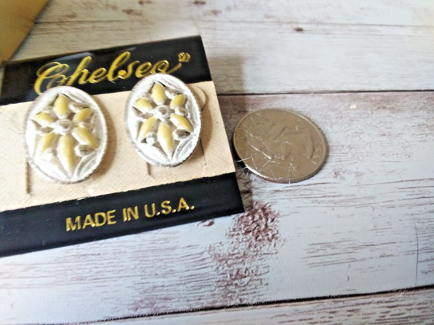 Victorian Visions: Vintage 1980s Painted Earrings
