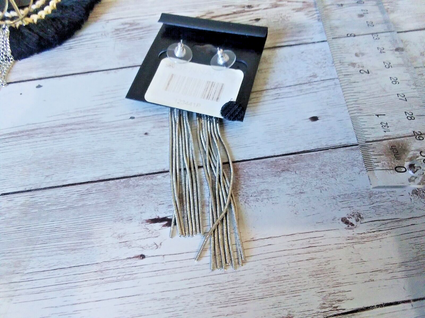 Stunning Silver Statement: XL Long 4-Inch Dangle Earrings