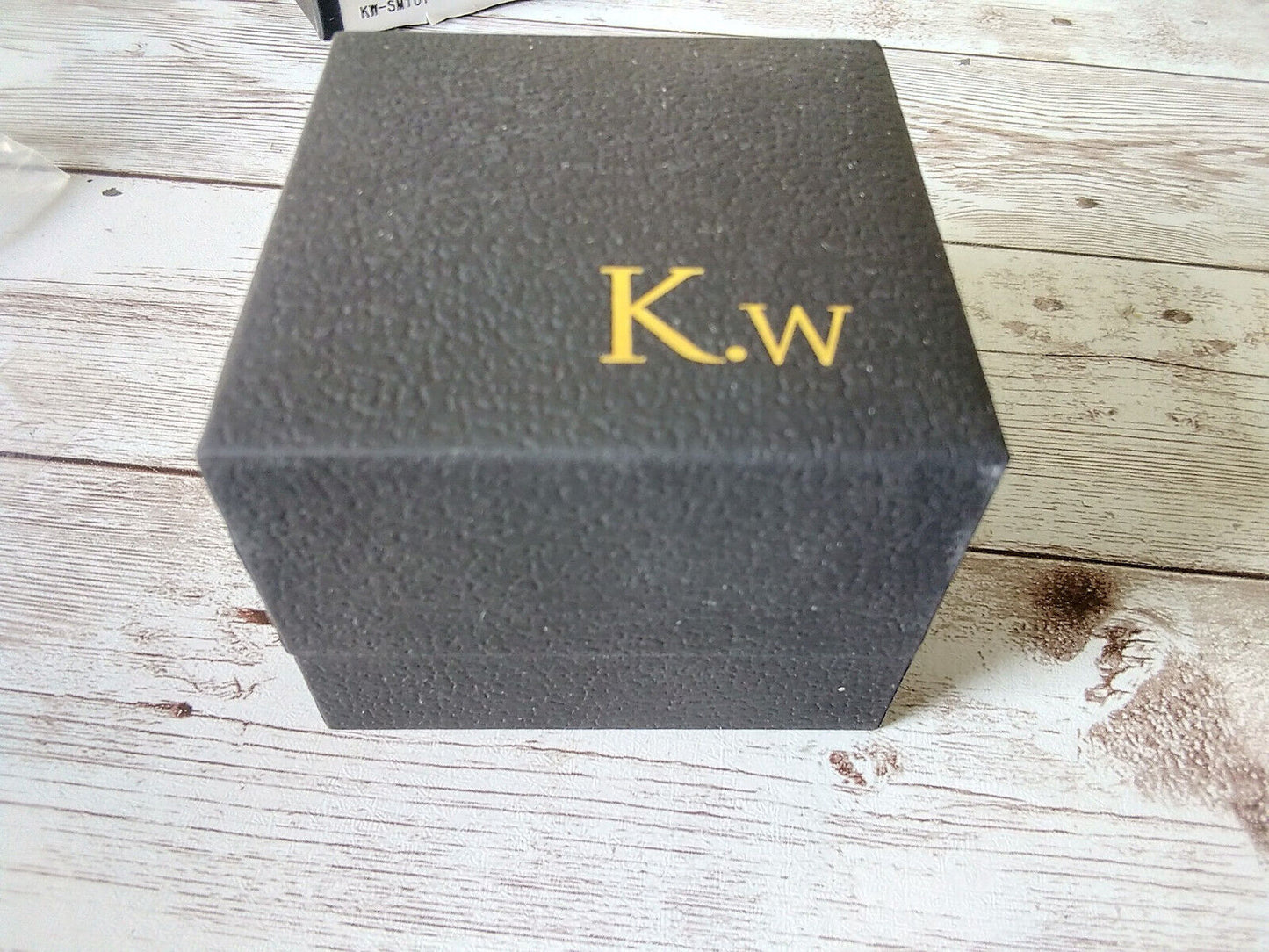 Urban Chic: Size 7 Intertwine Stainless Steel Black and Blue Spinner Ring