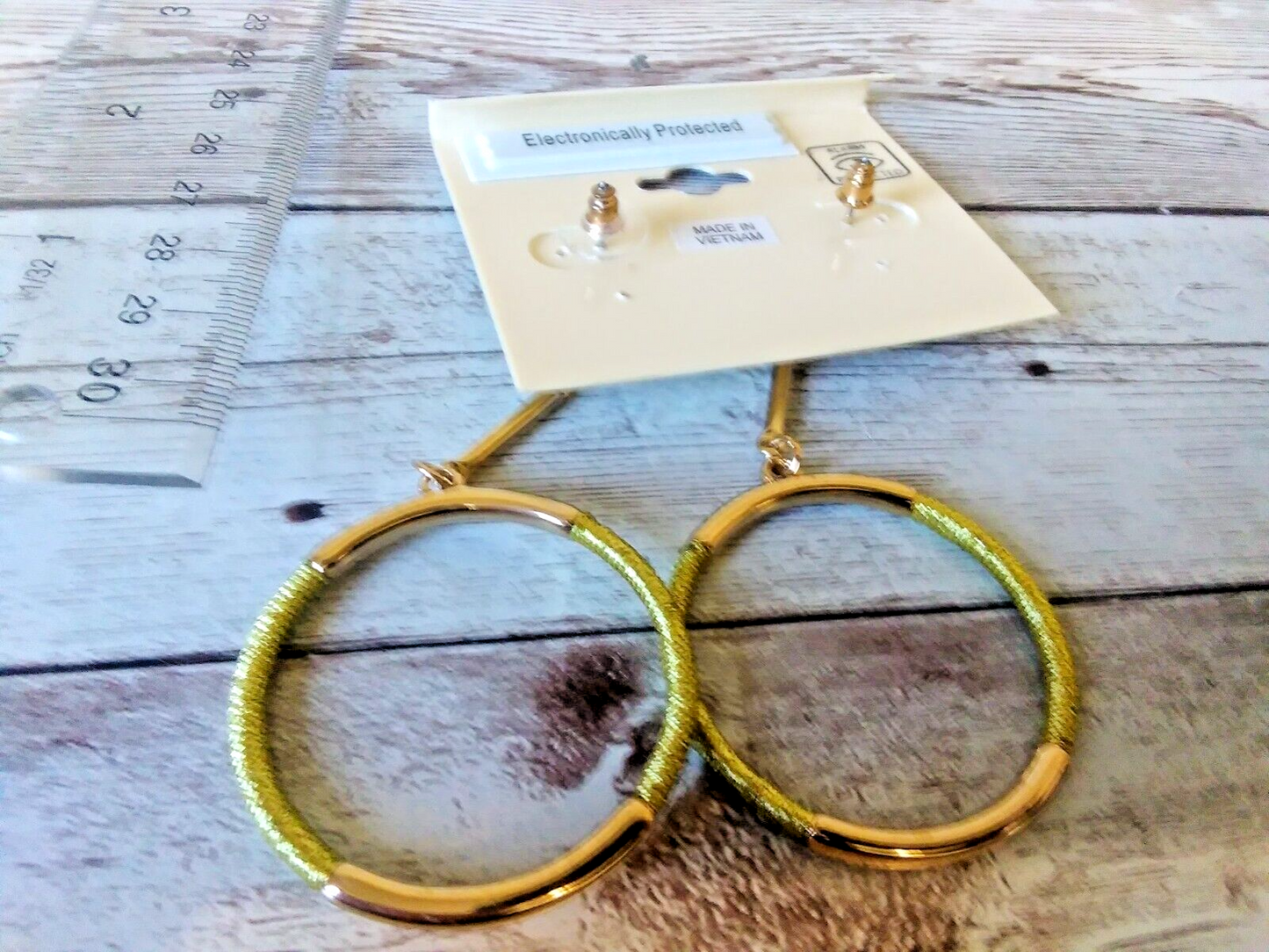 Luxurious Gold Circle Dangle Earrings by Sophia and Kate