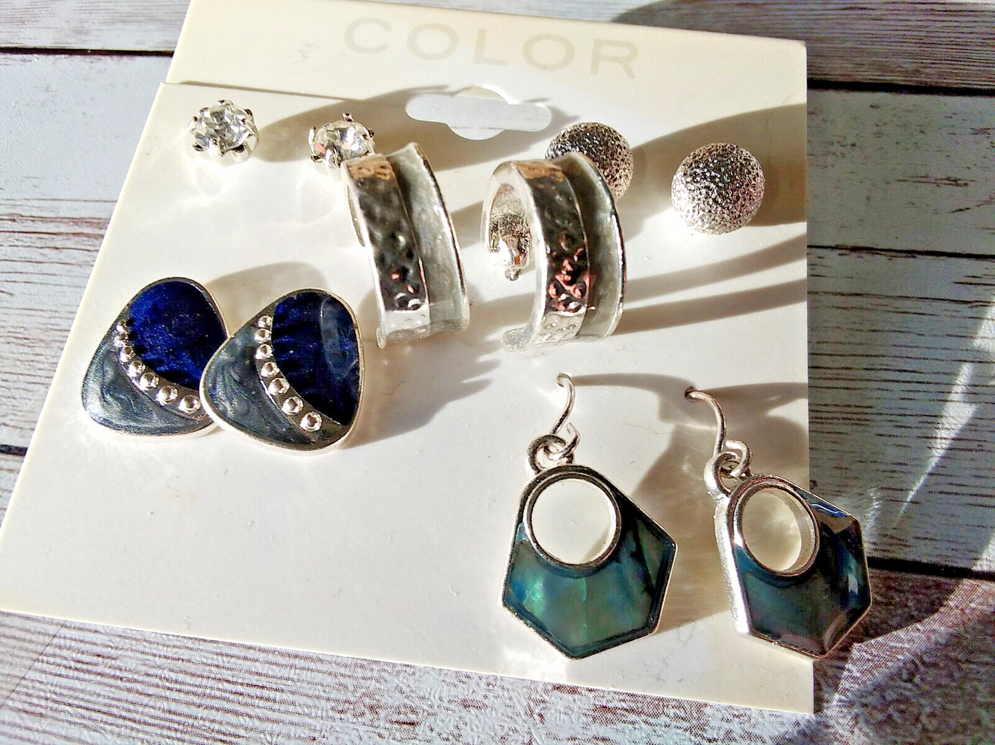 Smart Set of Earrings by Colors with Various Styles