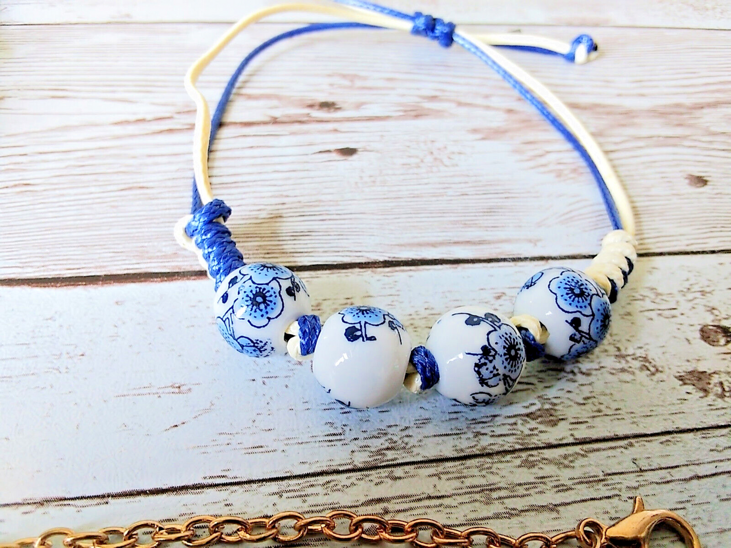 Radiant Elegance: Set of 5 Gold Tone Bracelets with Gray Snowflake Obsidian