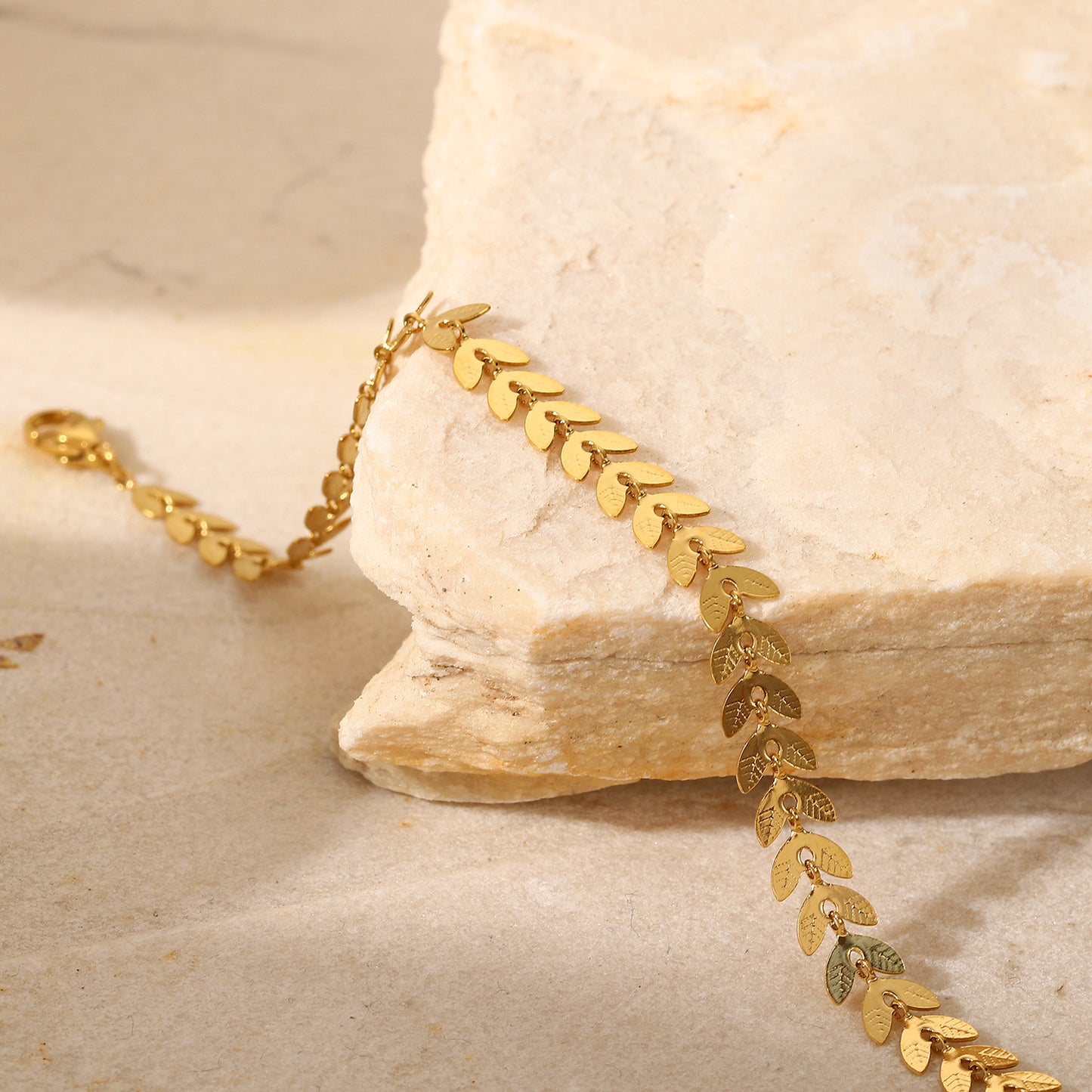 Trendy Gold Anklet with Bohemian Design