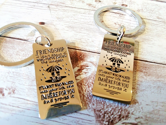 Unbreakable Friendship: Matching Keychains - Best Friends Forever