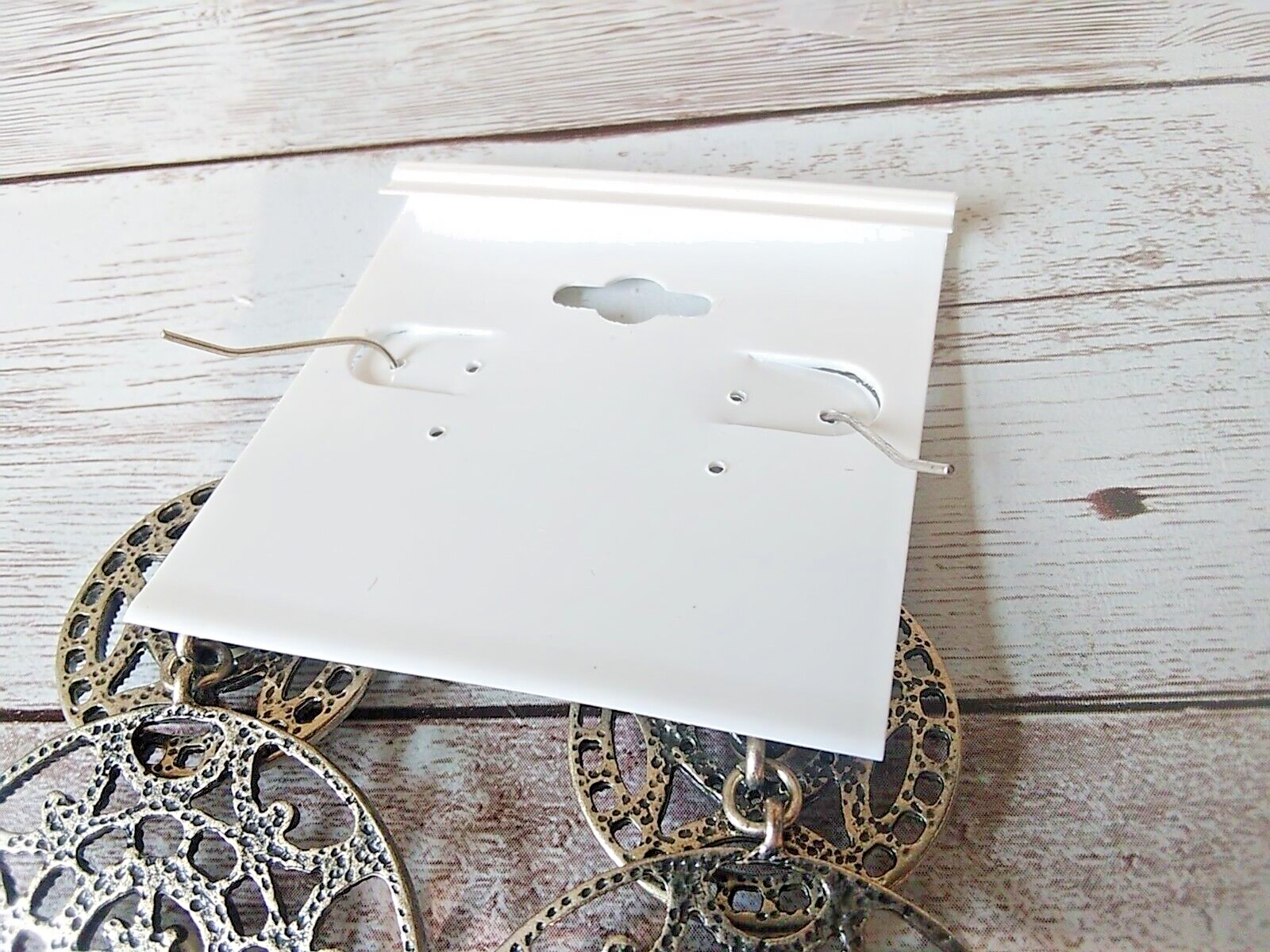 hooks on Unique steampunk statement earrings