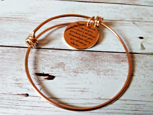 Radiant Bonds of Friendship: Rose Gold Wire Bracelets