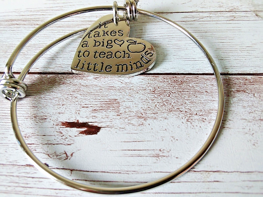 Stainless steel bracelet for Teacher Appreciation Day gift